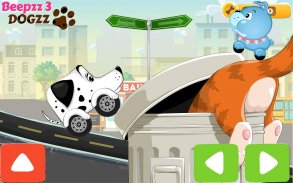 Jogo de corrida de carro para Crianças - Cães 🐕 screenshot 2