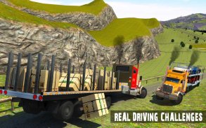 Besar Truk Mengangkut Sopir Game transportas kargo screenshot 6