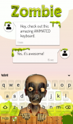 Zombie Keyboard & Wallpaper screenshot 3