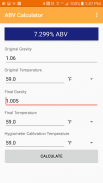 ABV Calculator screenshot 0