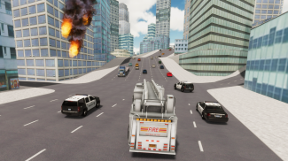 Fire Truck Driving Simulator screenshot 2