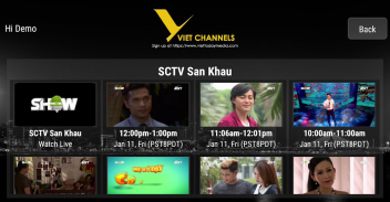 Viet Channels screenshot 3