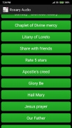 Rosary audio English screenshot 5