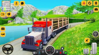 Log Cargo Transport Truck Game screenshot 3