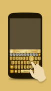 ai.keyboard Gold theme screenshot 3