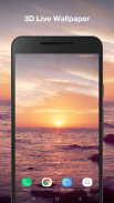 Beach Sunrise Live Wallpaper screenshot 0