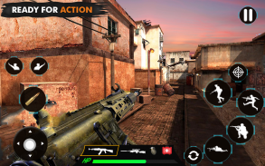 Combat sniper shooter games: free shooting game screenshot 1
