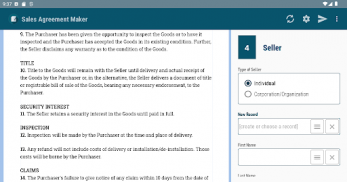 Sales Agreement Maker screenshot 4