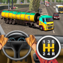 Offroad petrol tankeri kamyon taşıma sürücüsü Icon