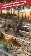 Triceratops Simulator Dinosaur Pet Racing 2017 screenshot 0