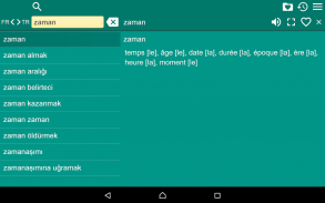 French Turkish Dictionary screenshot 4