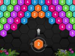 Merge Hexa - Number Puzzle screenshot 1