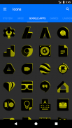 Black and Yellow Icon Pack ✨Free✨ screenshot 6