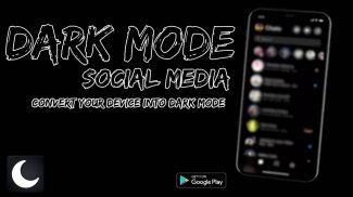 Night Mode - Free Dark Theme - Black Theme 2020 screenshot 1