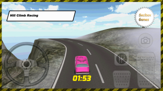 pink car game screenshot 1