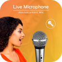 Live Microphone Announcement Icon