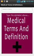 Medical Terms And Definition screenshot 0