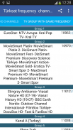 TurkSat Frequency Channels screenshot 2