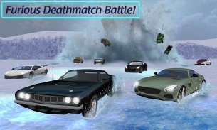 غاضب الموت سباق السيارات الثلوج معركة سيارات معركة screenshot 0