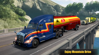 Oil Tanker Offroad Cargo Truck Transport Drive 3D screenshot 2