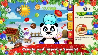 Panda Candyland: Tıklatıcı screenshot 7