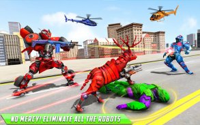 Deer Robot Car Game – Robot Transforming Games screenshot 0