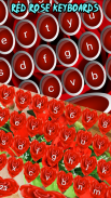 แป้นพิมพ์ดอกกุหลาบแดง screenshot 1