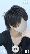 Lelaki Jepun Gaya rambut Kamera Foto Montage screenshot 1