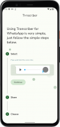 Transcriber for WhatsApp screenshot 1