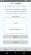 CPM Calculator screenshot 2