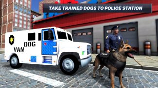 Police Dogs Van Driver Games screenshot 2