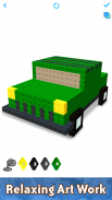 Cars Color by Number Voxel Art screenshot 2