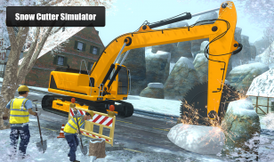 Snow Cutter Excavator Simulator 2020 screenshot 2