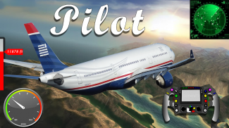 Airplane Flight Real Pilot - Flight Simulator screenshot 2