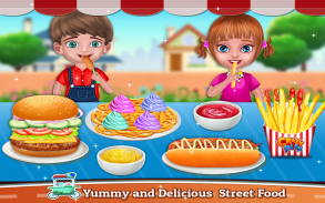 الغذاء الشارع - لعبة الطبخ screenshot 4