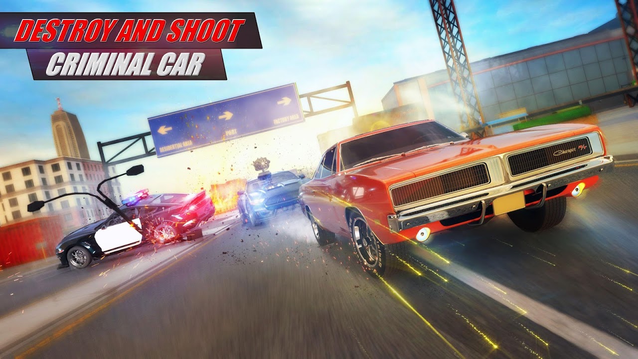 Download do APK de Polícia correr atrás Carro Fuga Plano secreto 3D para  Android