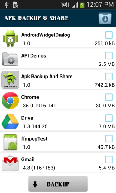 Apk Backup and share  Download APK for Android - Aptoide