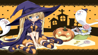 Halloween Anime - HD Wallpaper screenshot 0