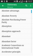 Economic Terms Dictionary screenshot 0