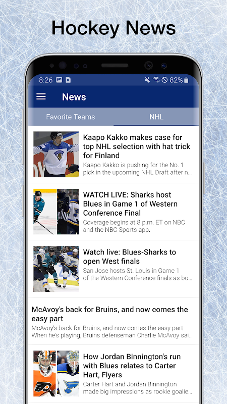 NHL Scores & Alerts::Appstore for Android