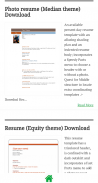 Job Resume Templates screenshot 5