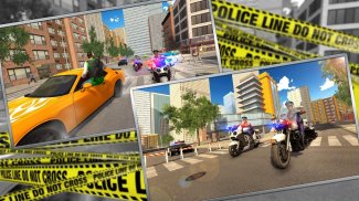 polisi mengejar sepeda moto -game simulator gratis screenshot 3