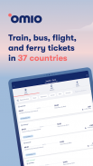 Omio: tren, autobuz și zboruri screenshot 2