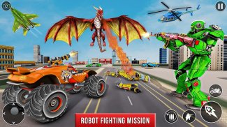 Monster Truck Robot Car Game screenshot 2