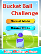 Bucket Color Ball Challenge Game screenshot 0