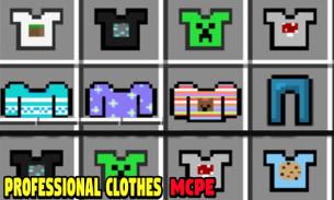 Professional Clothes Addon for Minecraft PE screenshot 0