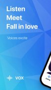 Vox - voice dating screenshot 1