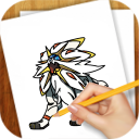 Learn to Draw Pokemon Sol Luna Icon