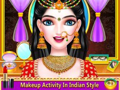 Indian Wedding Makeup Dress-Up screenshot 5