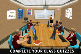 Virtual Hostel Life Simulator: High School Games screenshot 1